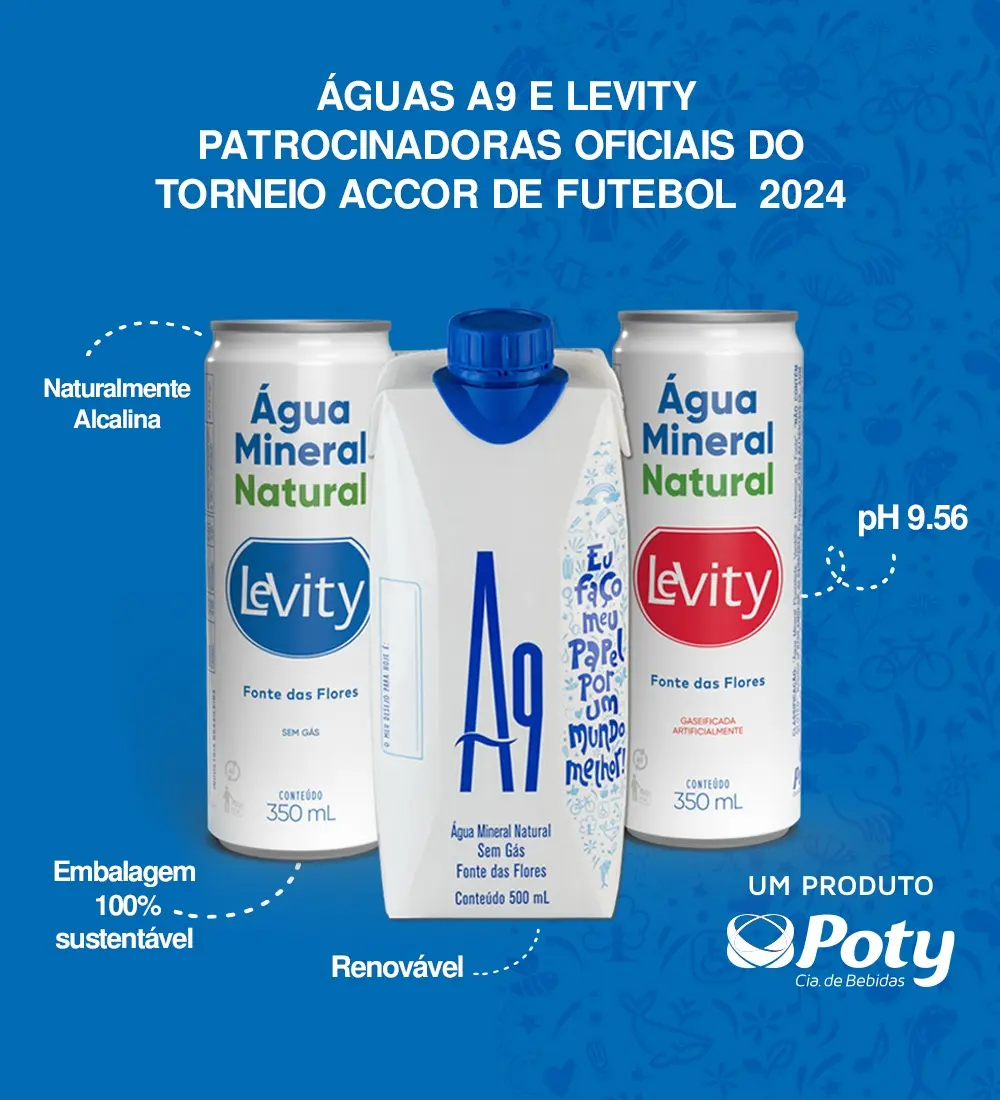 produto água mineral lata e tretapak